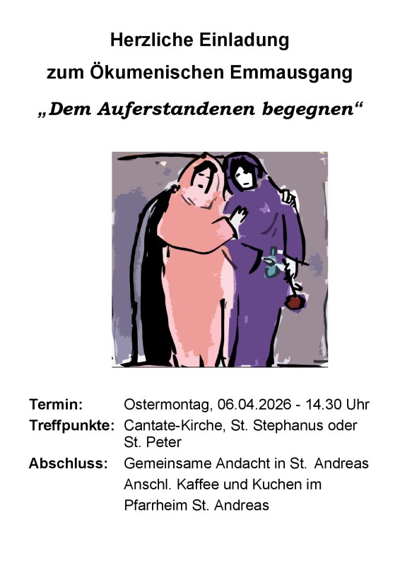 Plakat Emmausgang 26