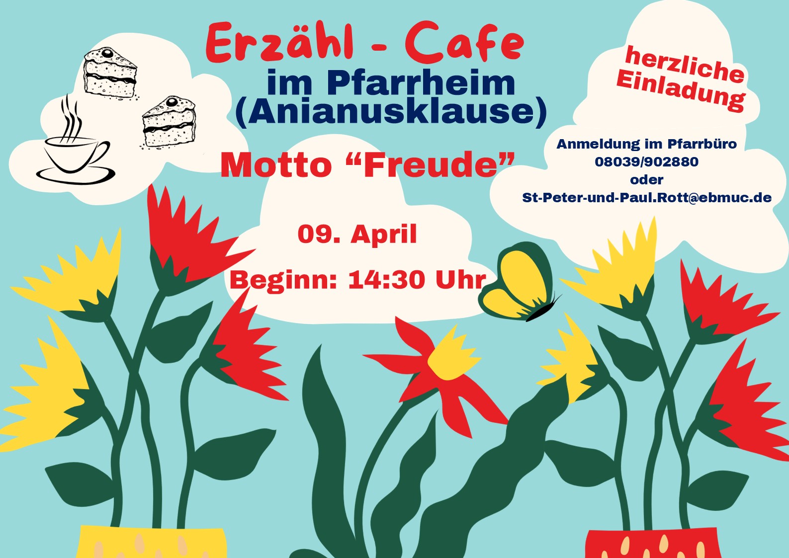 Plakat Freude Erzählcafé