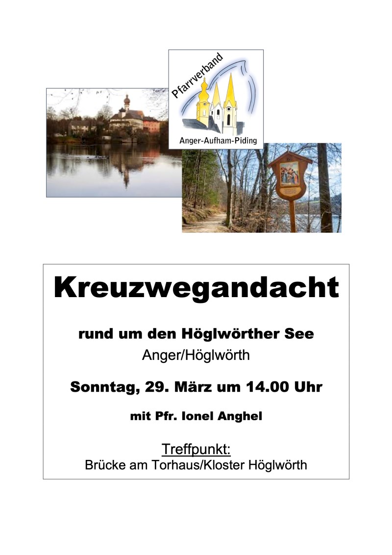 Kreuzwegandacht um Höglwörther See 2026