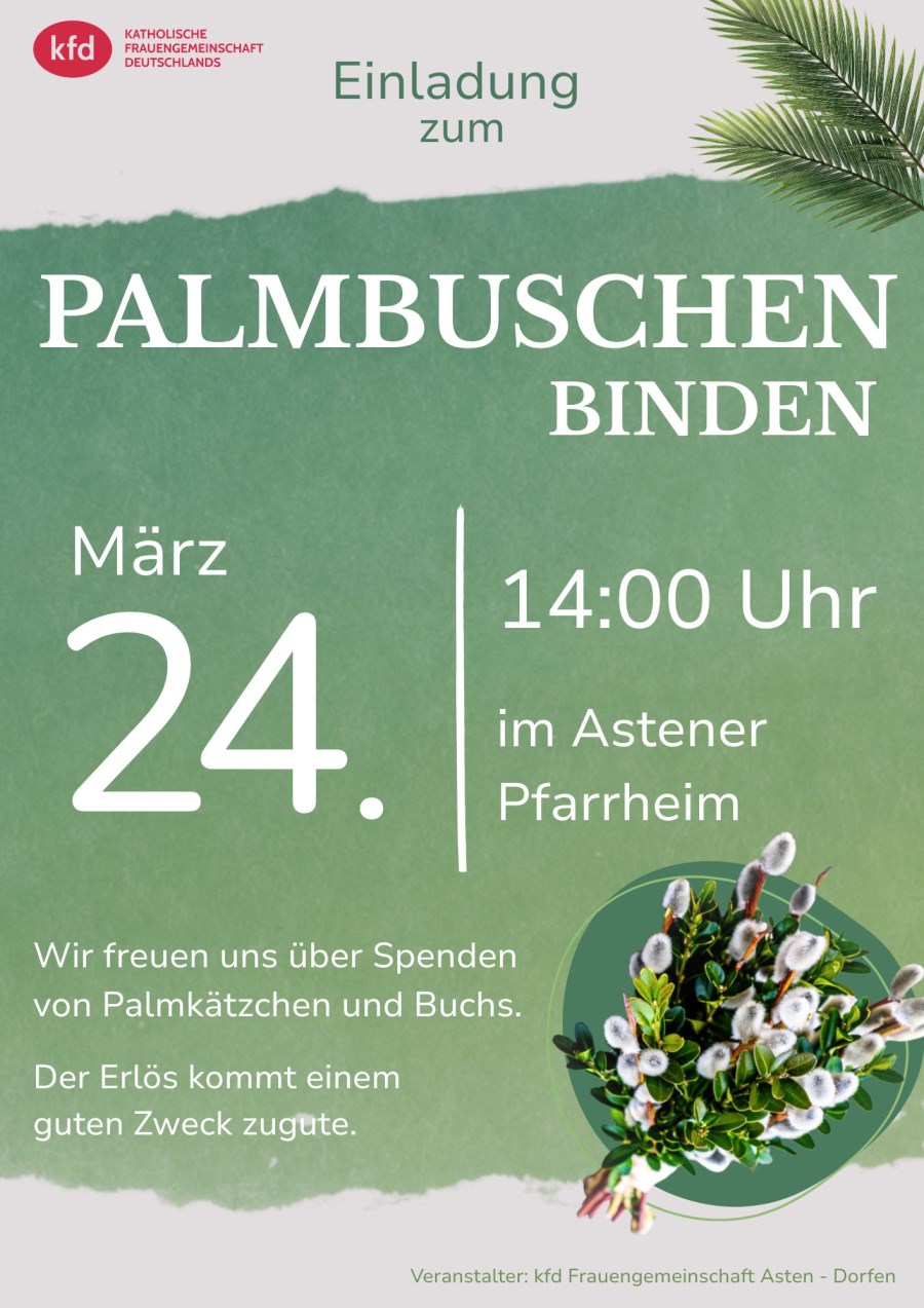Palmbuschen binden 24.03.26