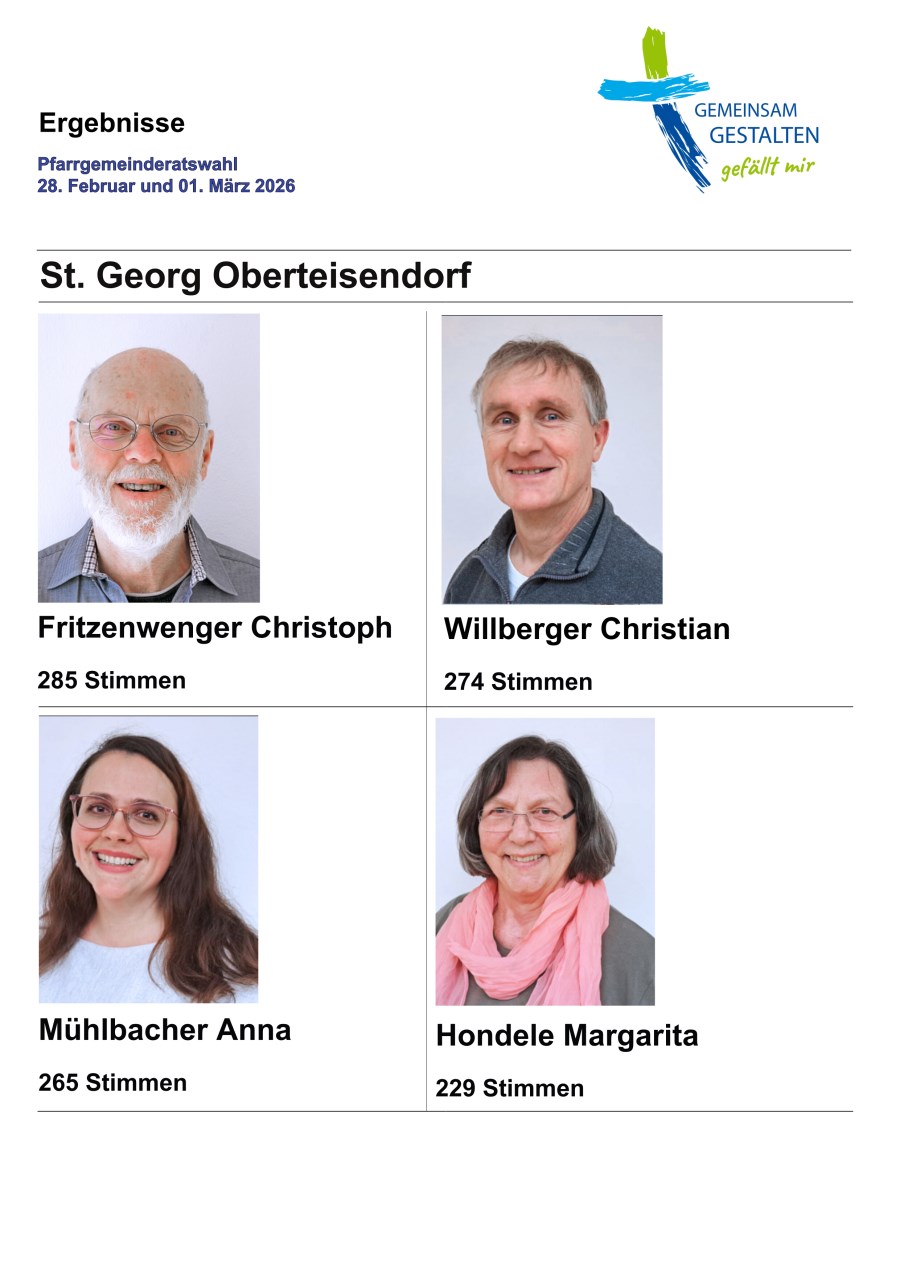 Ergebnisse PGR-Wahl 2026 Oberteisendorf