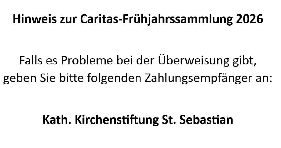 Caritas Frühjahrssammlung