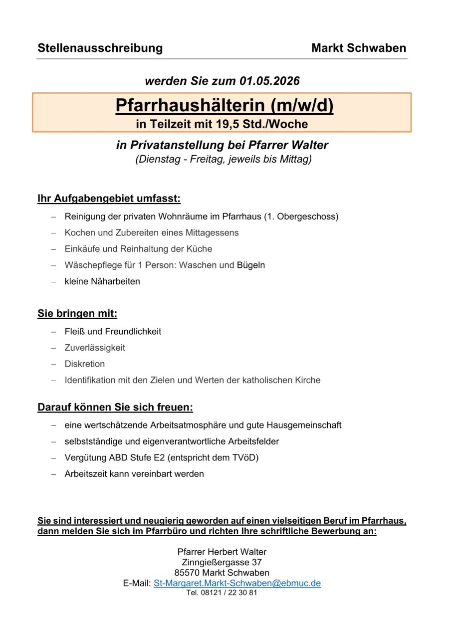 Stellenanzeige Pfarrhaushälterin _2026_-1