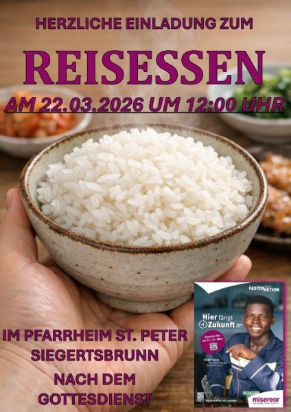 Reisessen 26 Misereor