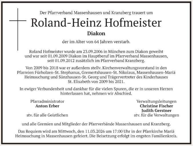 Hofmeister_Todesanzeige