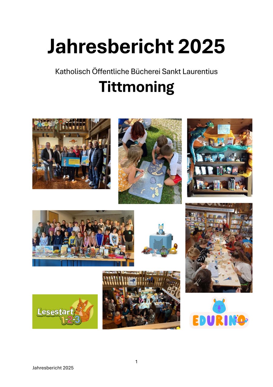 Bücherei Tittmoning Jahresbericht 2025-1