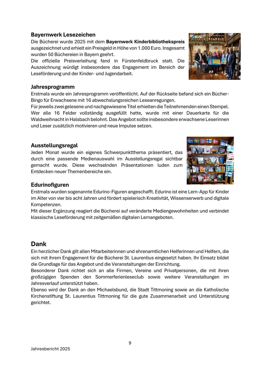 Bücherei Tittmoning Jahresbericht 2025-9