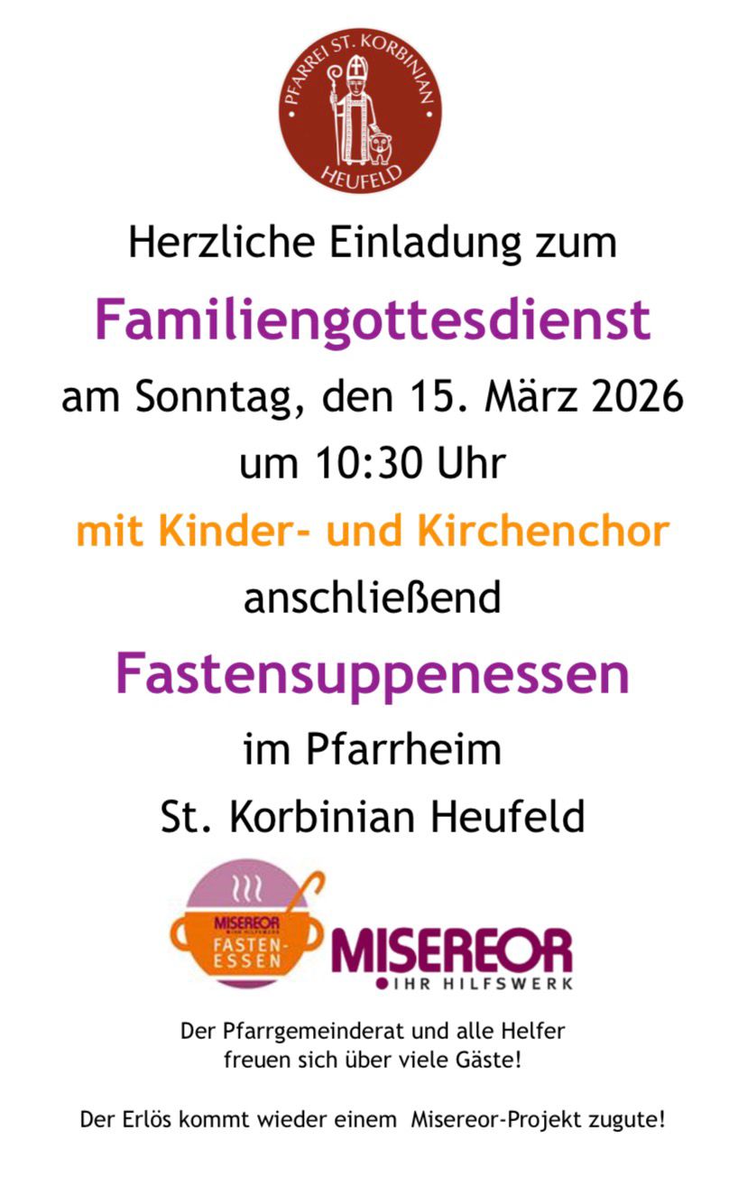 Einladung zum Fastenessen