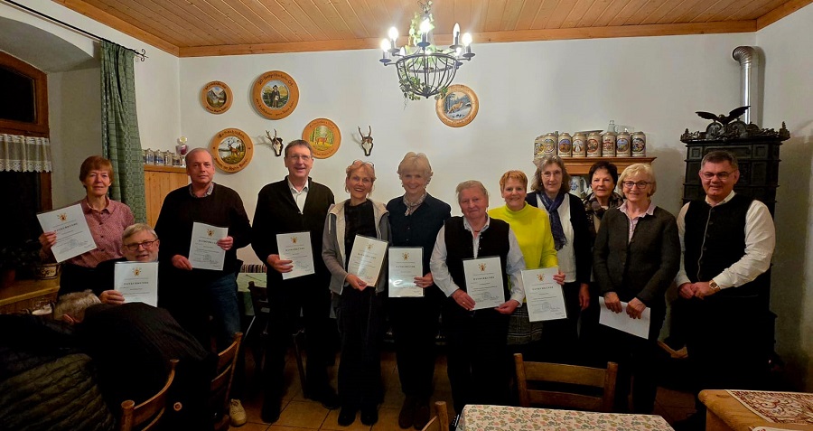 Kirchenchor Samerberg Ehrungen