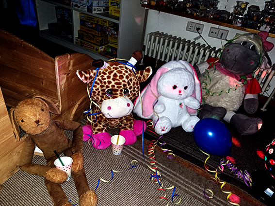 Impress. Kuscheltierübernachtung