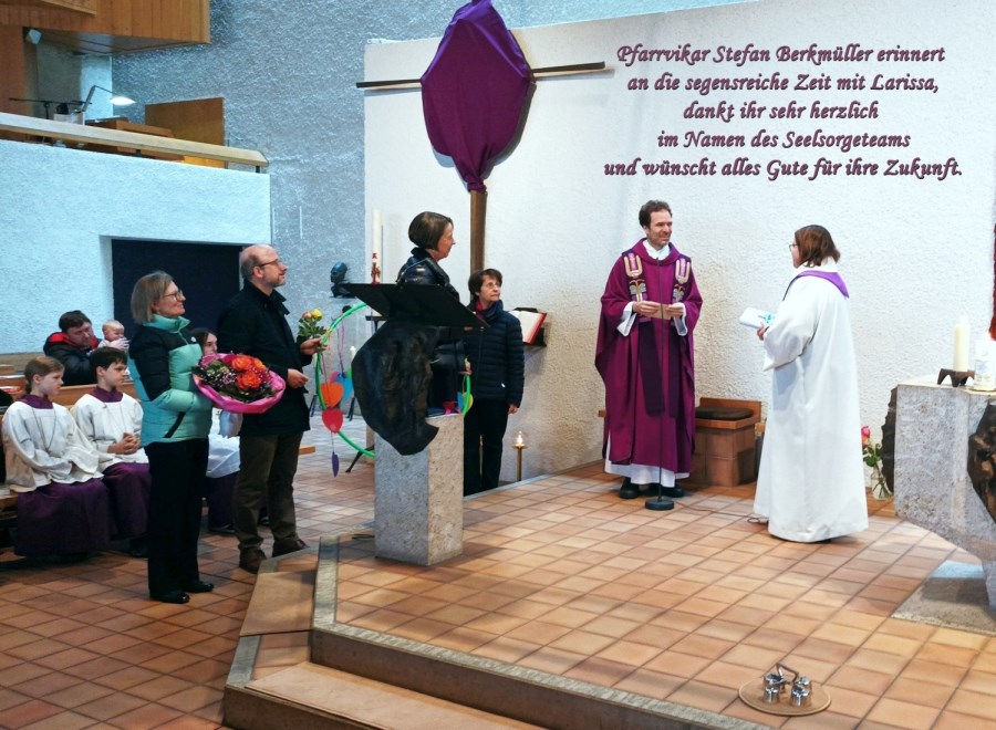 AbschiedsGD mit GR Larissa Neubauer am 15.03.2026 in AM