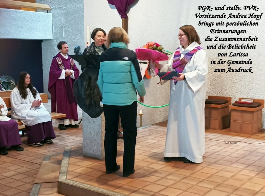 AbschiedsGD mit GR Larissa Neubauer am 15.03.2026 in AM