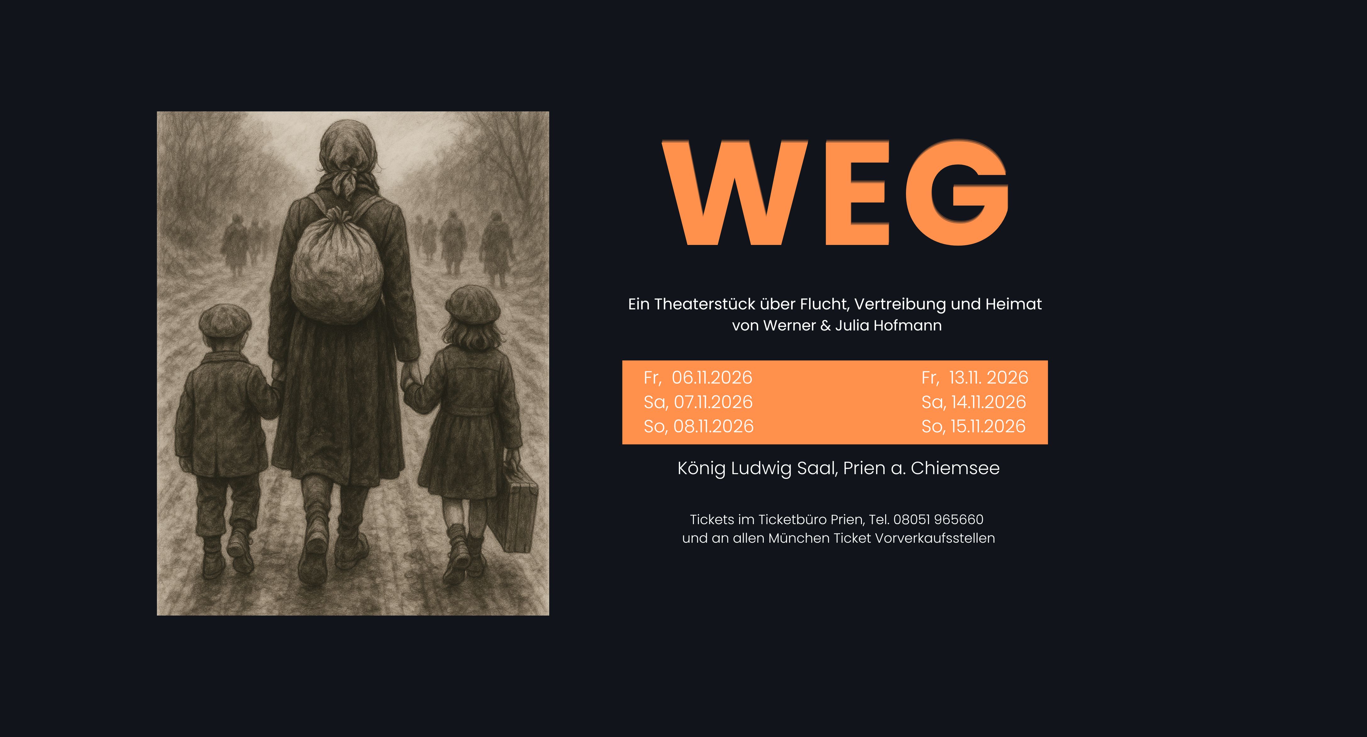 Plakat für Theaterpastoral WEG