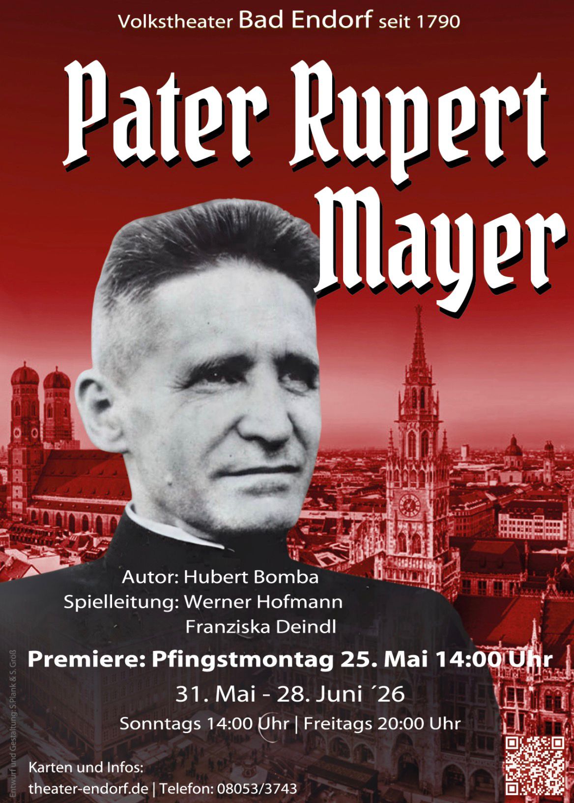 Plakat Rupert Mayer Theaterpastoral