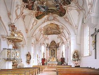 Innenraum Kirche St. Erhard