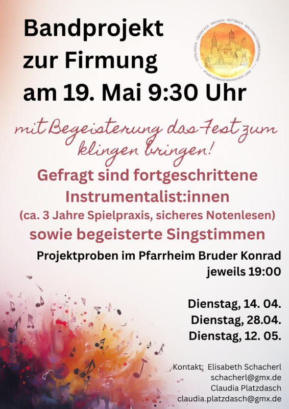 Projekt-Band zur Firmung 2026 im PV Maisacher Land