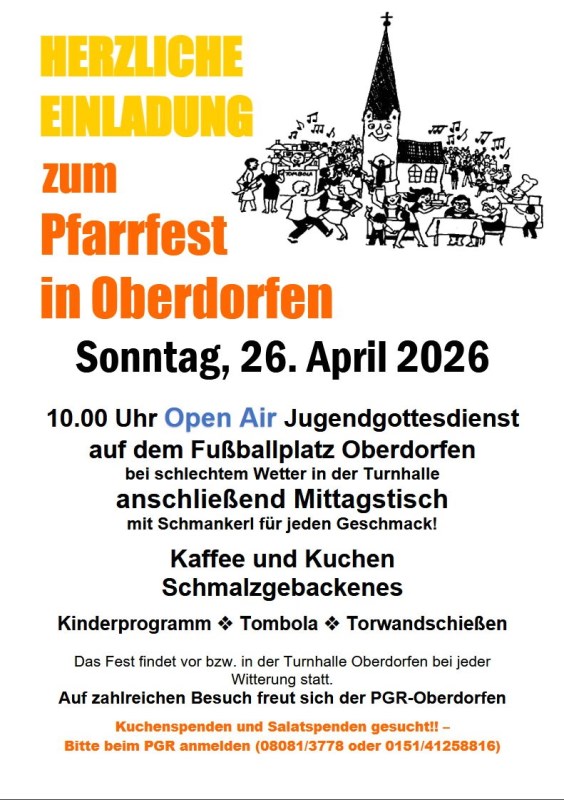 Pfarrfest Oberdorfen