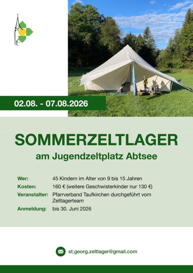 Zeltlager 2026