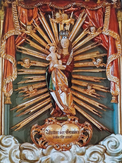 Marien-Statue alte Kirche Putzbrunn