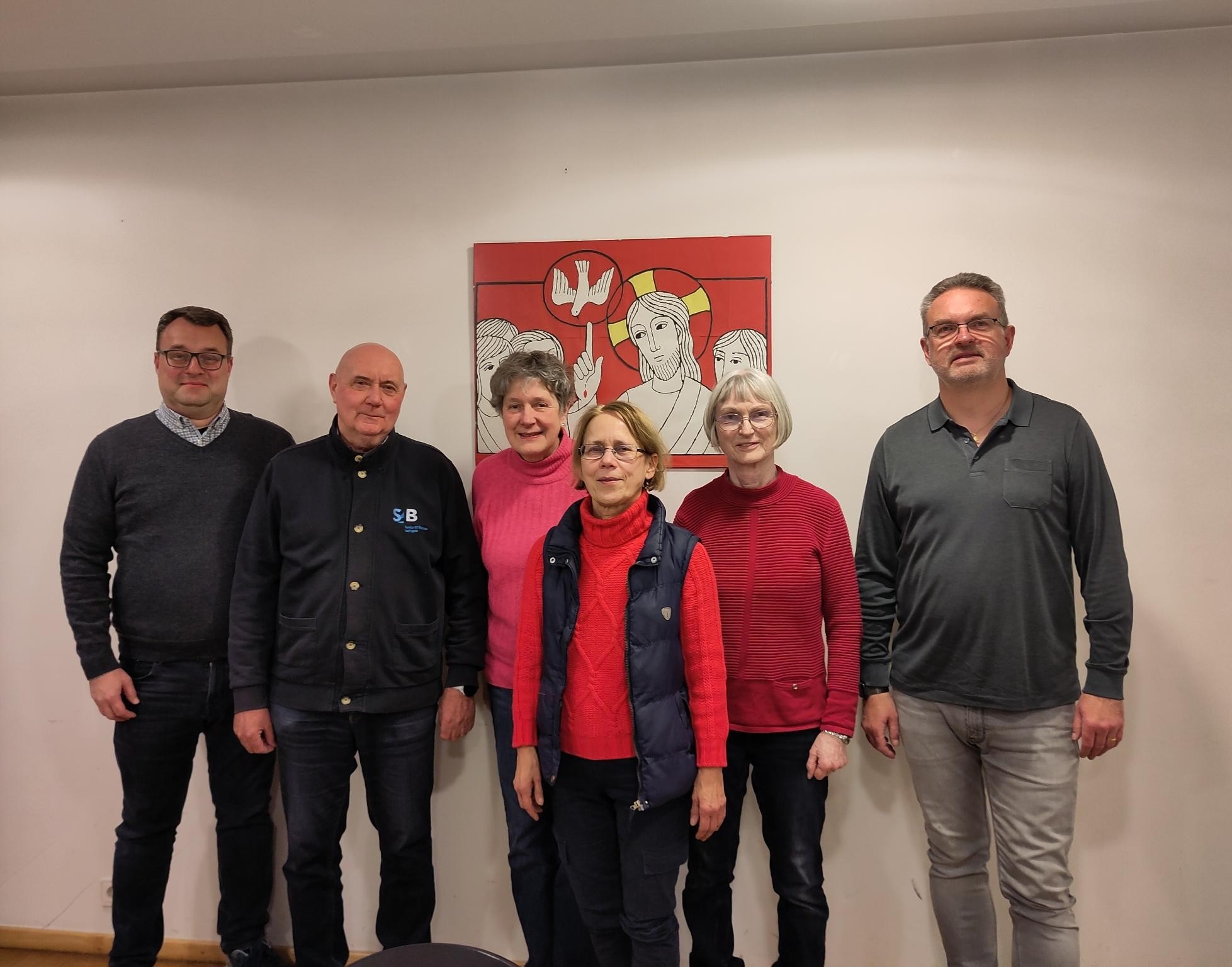 Foto des neuen Pfarrgemeinderats von St. Bernhard