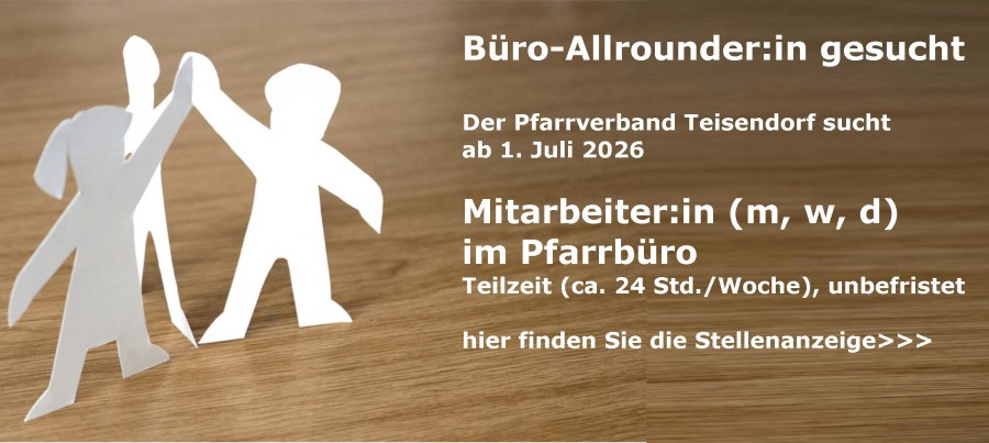 Stellenausschreibung Pfarrbüro Teisendorf