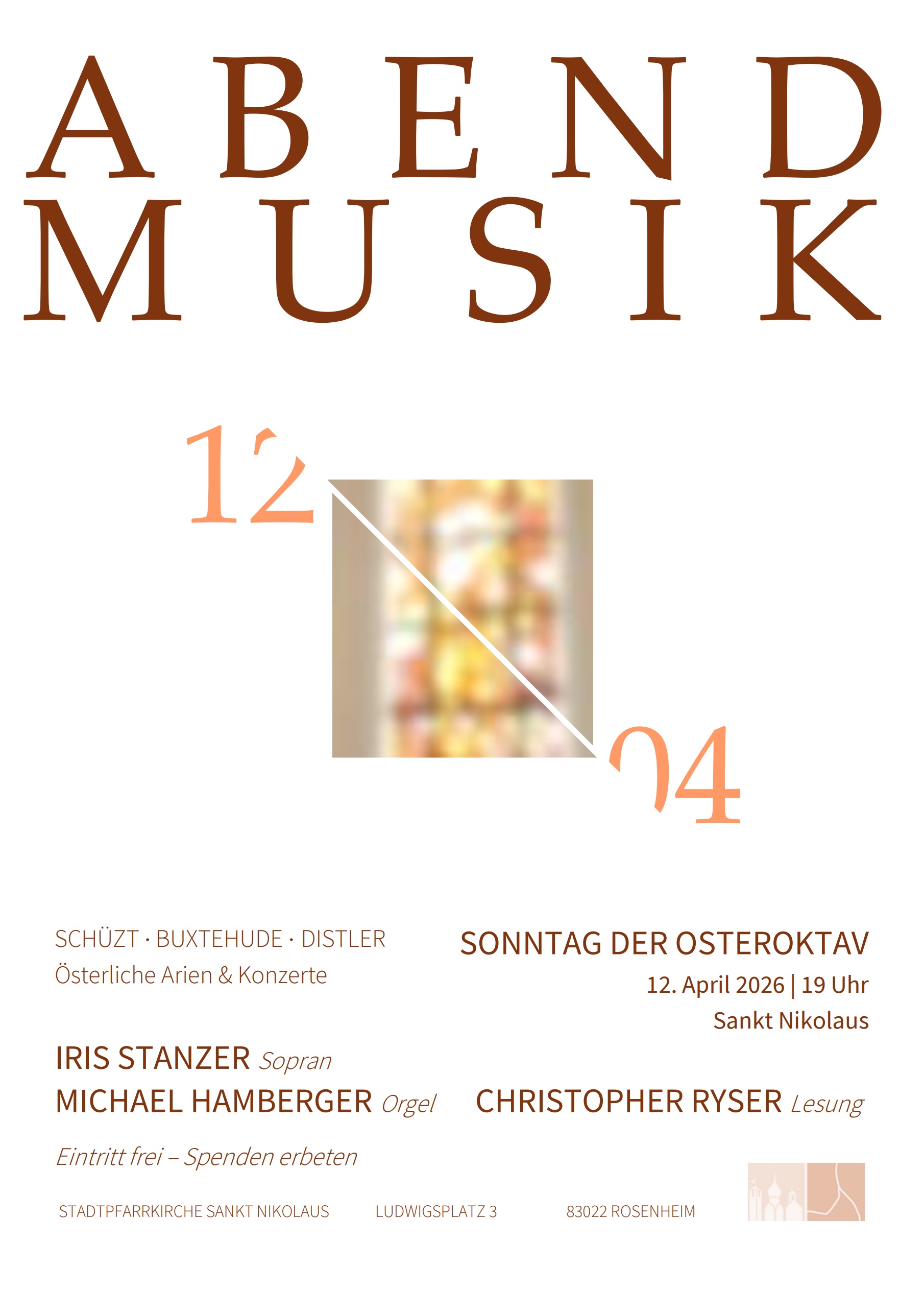 Plakat Abendmusik