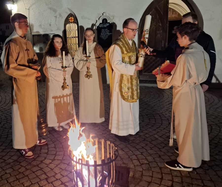 Feier der Osternacht 2026 in Tengling