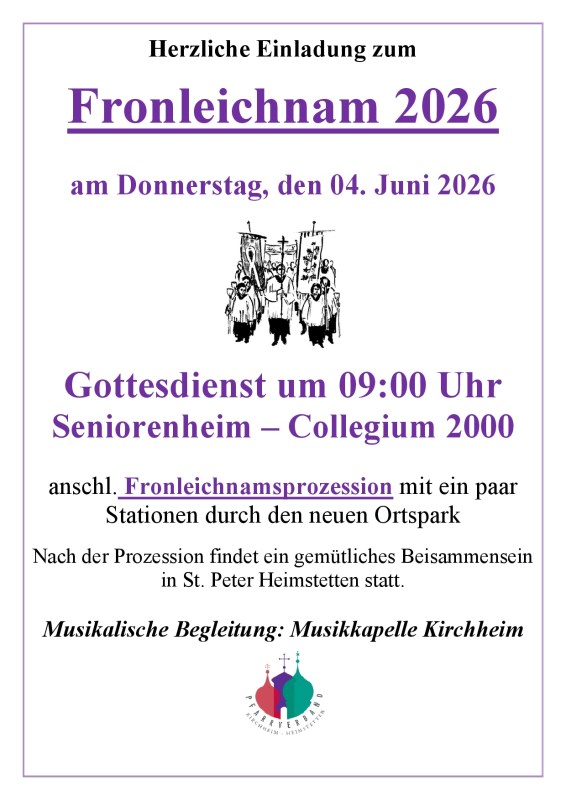 Plakat Fronleichnamsfest _2026 _Lang