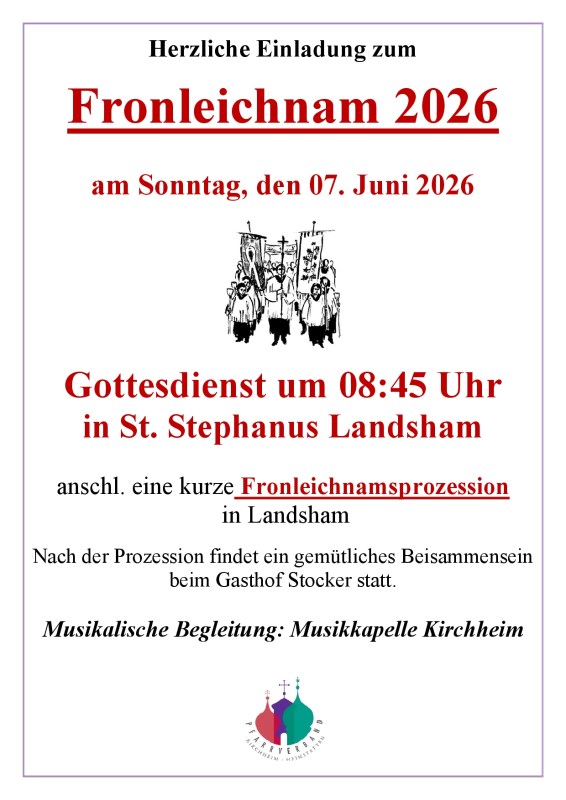 Plakat Fronleichnamsfest Landsham_2026 _Lang