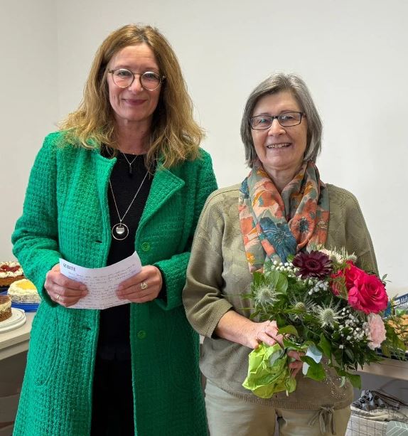 Ehrung für 20 Jahre Büchereileitung - Marianne Fuchs