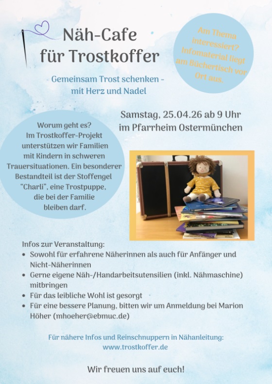 Infoplakat für Nähcafe