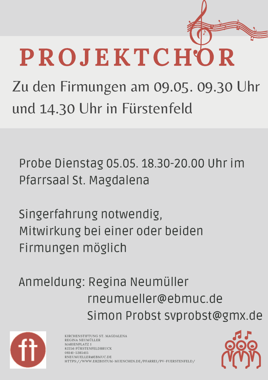 Projektchor Firmung