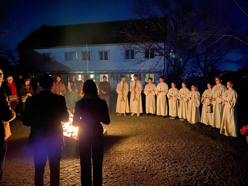 Osterfeuer mit Ministranten 2026