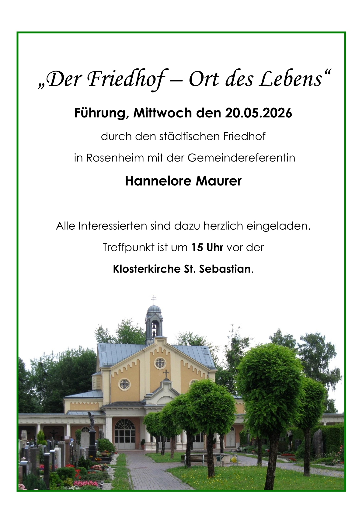 Friedhofsführung Mai 2026