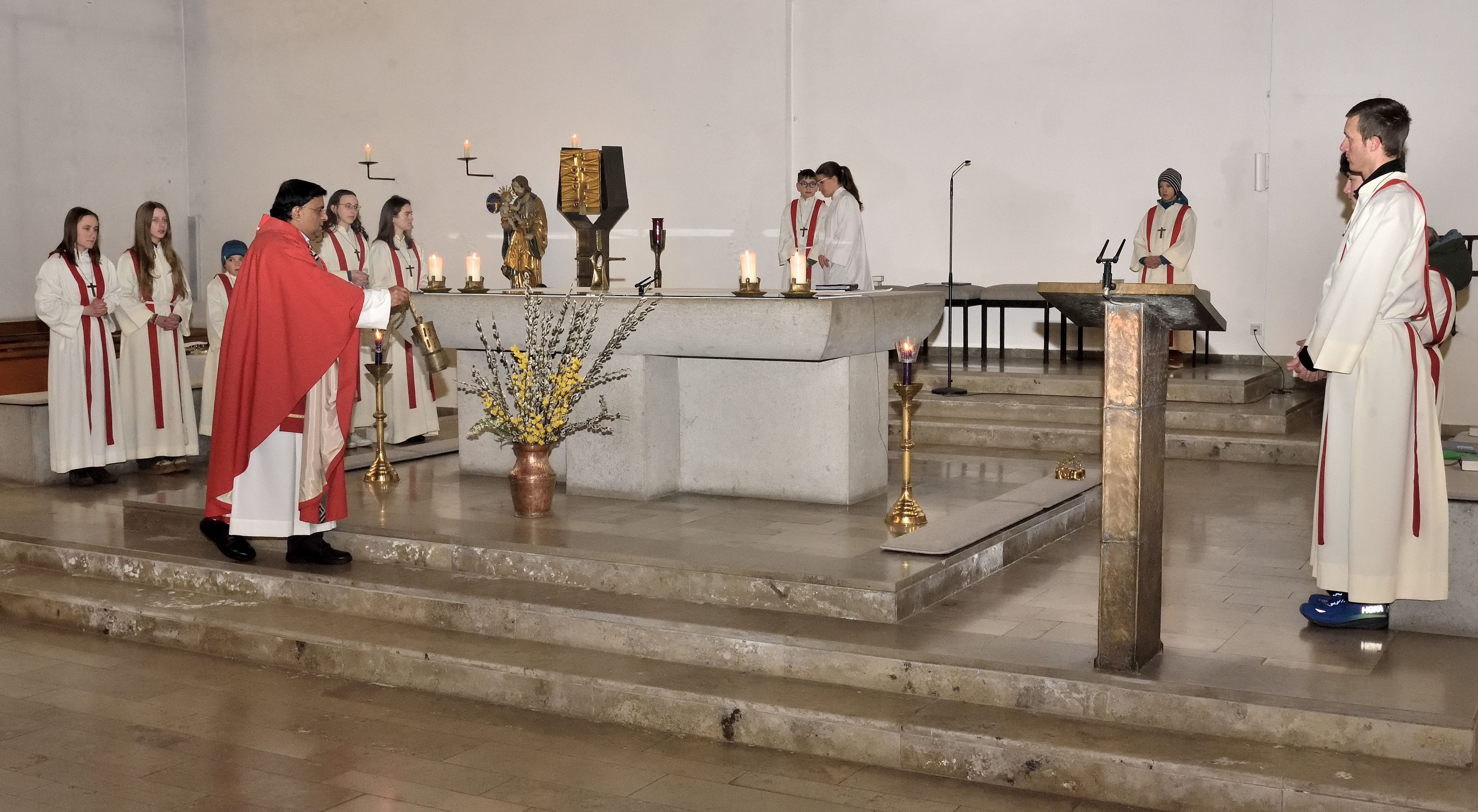 Bei der Eucharistiefeier