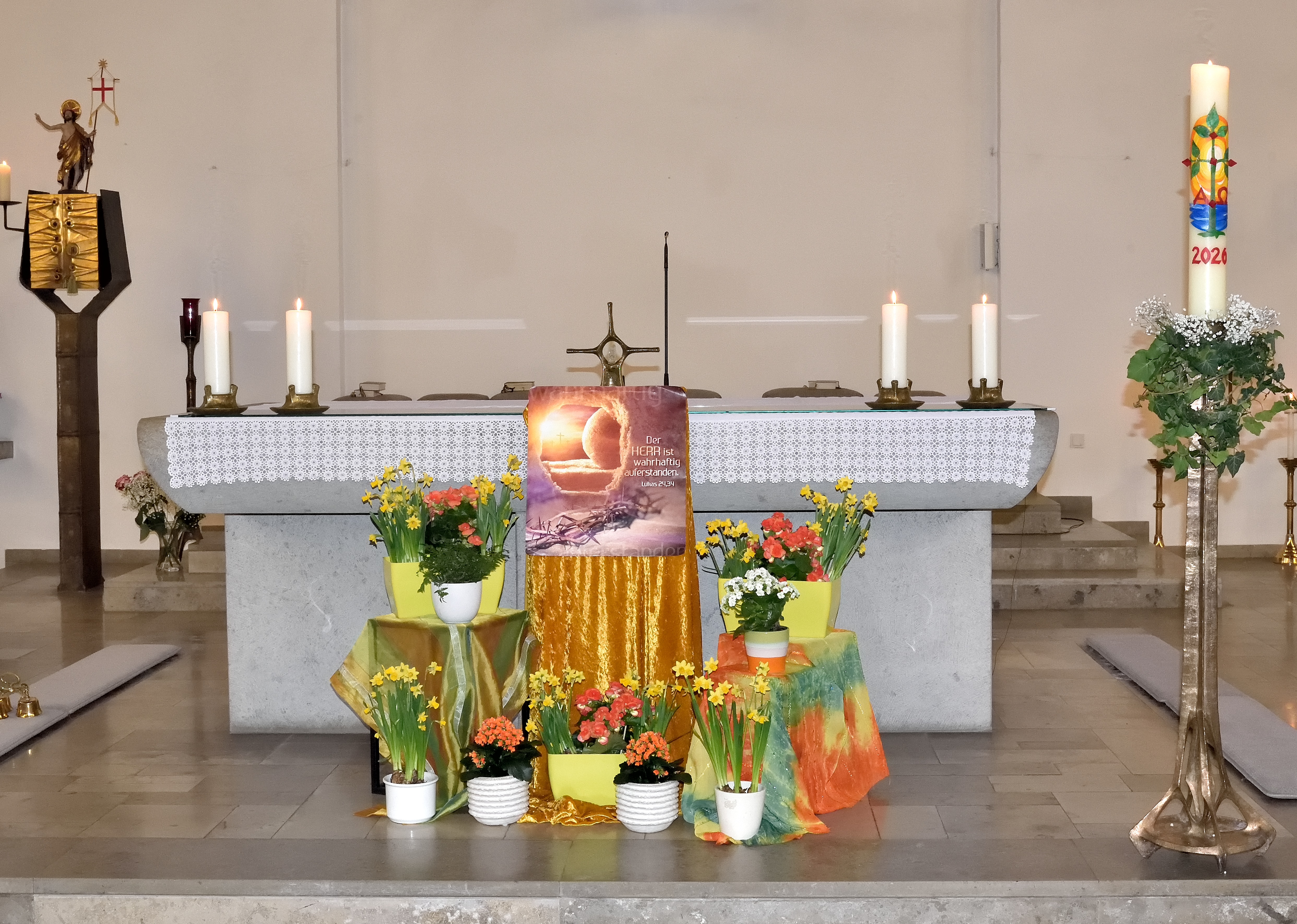 Österliches Altarbild 2026