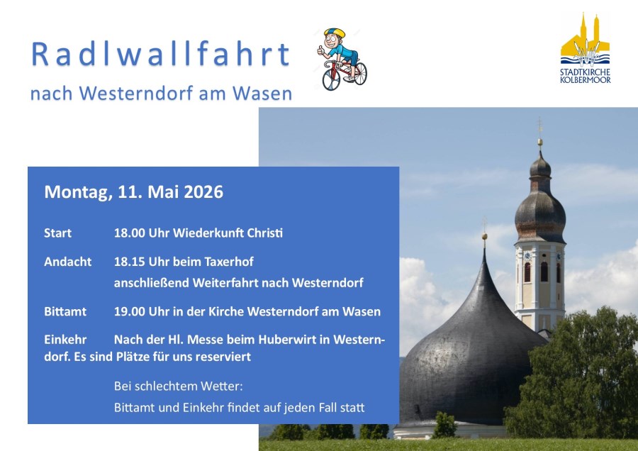 Radlwallfahrt nach Westerndorf am Wasen