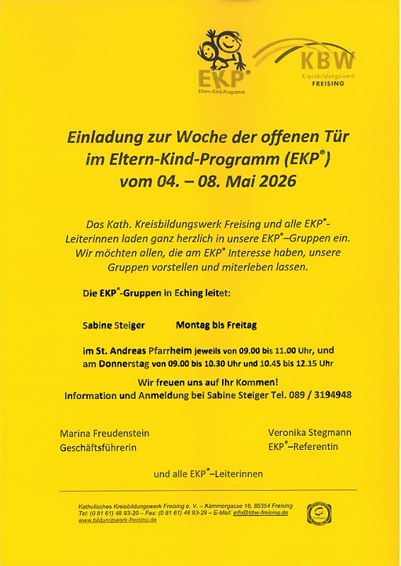 EKP Woche der offenen Tür