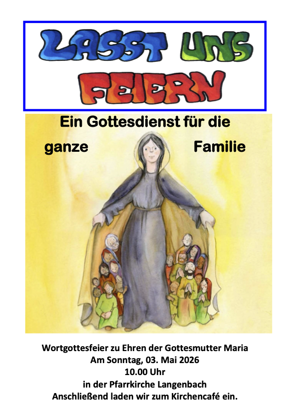 26_05_03Plakat Familiengottes dienst LGB mit Kirchencafé