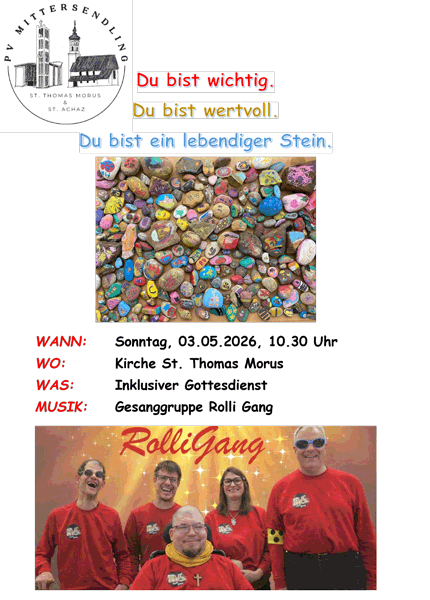 Plakat inklusions Gottesdienst Dekanat