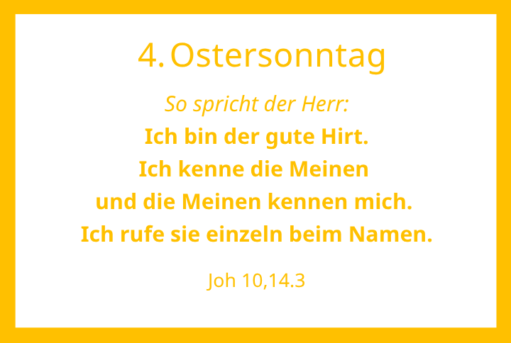 Zitat zum Guten Hirten