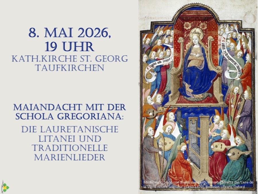Maiandacht mit der Schola