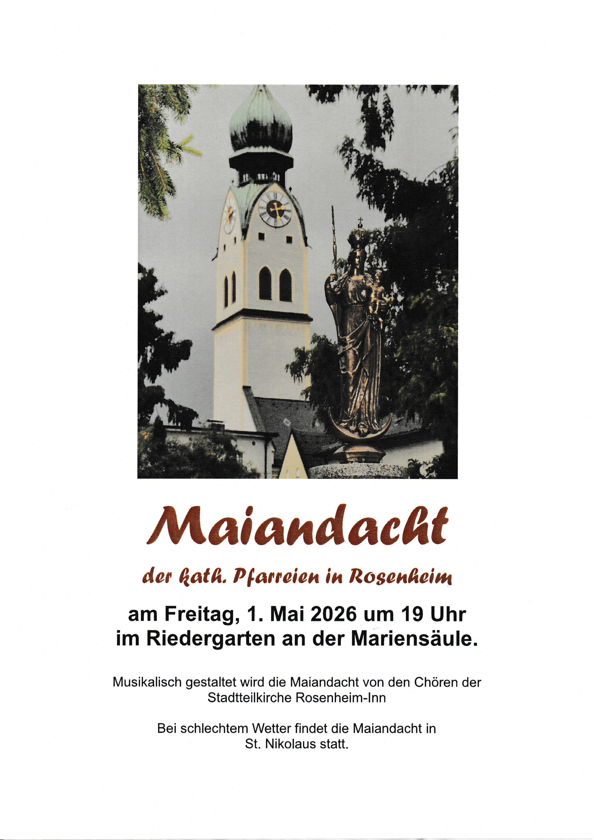 Maiandacht unserer Stadtteilkirche im Riedergarten