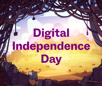Flyer der Initiative Digital Independence Day (DI.DAY)