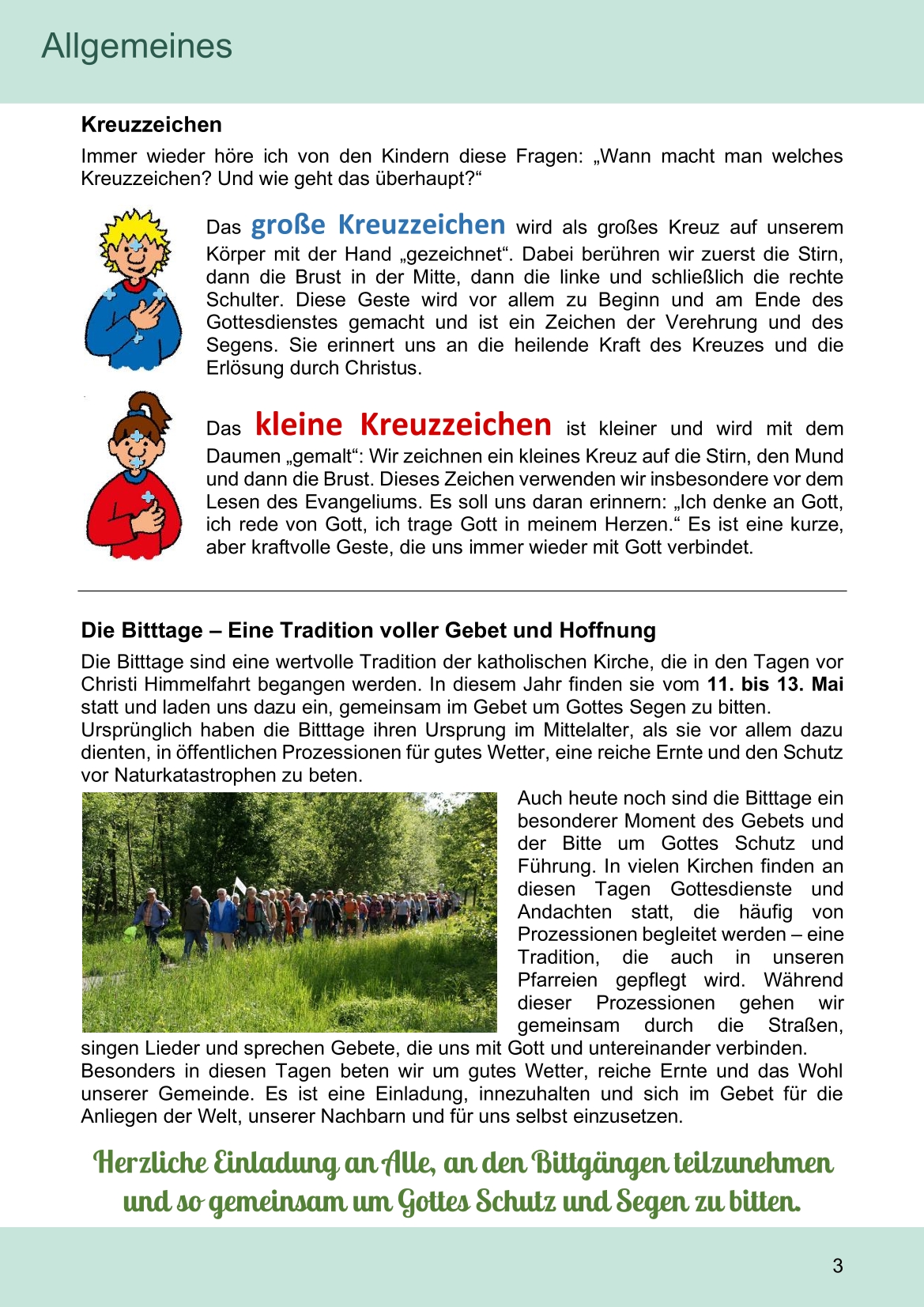Pfarrblatt für die Pfarrverbände Hörgertshausen-Gammelsdorf und Mauern 04.Mai bis 07.Juni 2026 Seite 03