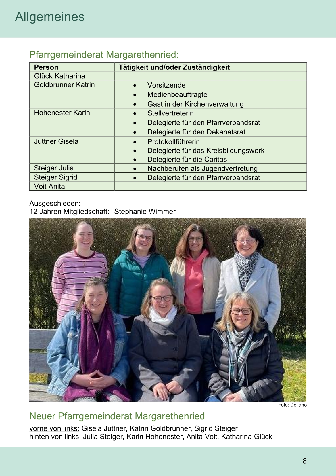 Pfarrblatt für die Pfarrverbände Hörgertshausen-Gammelsdorf und Mauern 04.Mai bis 07.Juni 2026 Seite 08