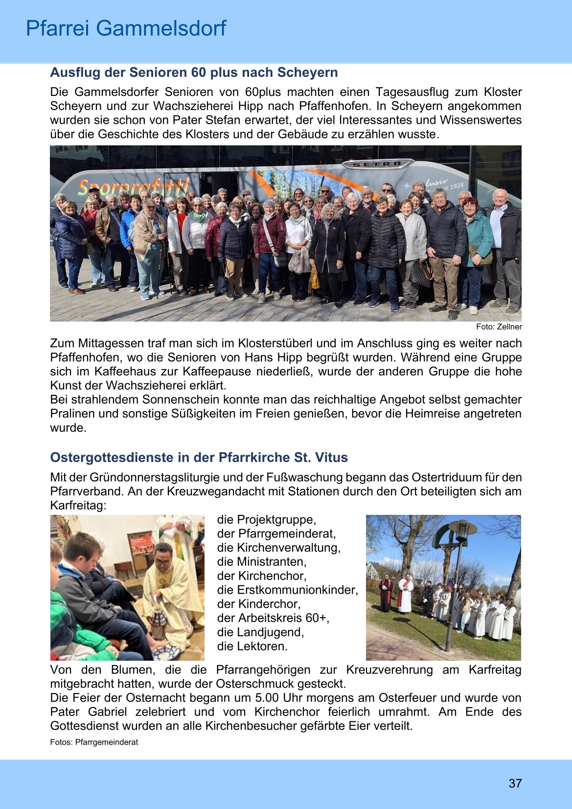 Pfarrblatt für die Pfarrverbände Hörgertshausen-Gammelsdorf und Mauern 04.Mai bis 07.Juni 2026 Seite 37