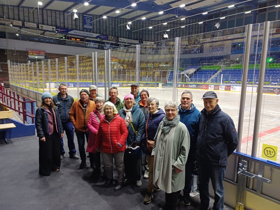 Besuch im Eisstadion