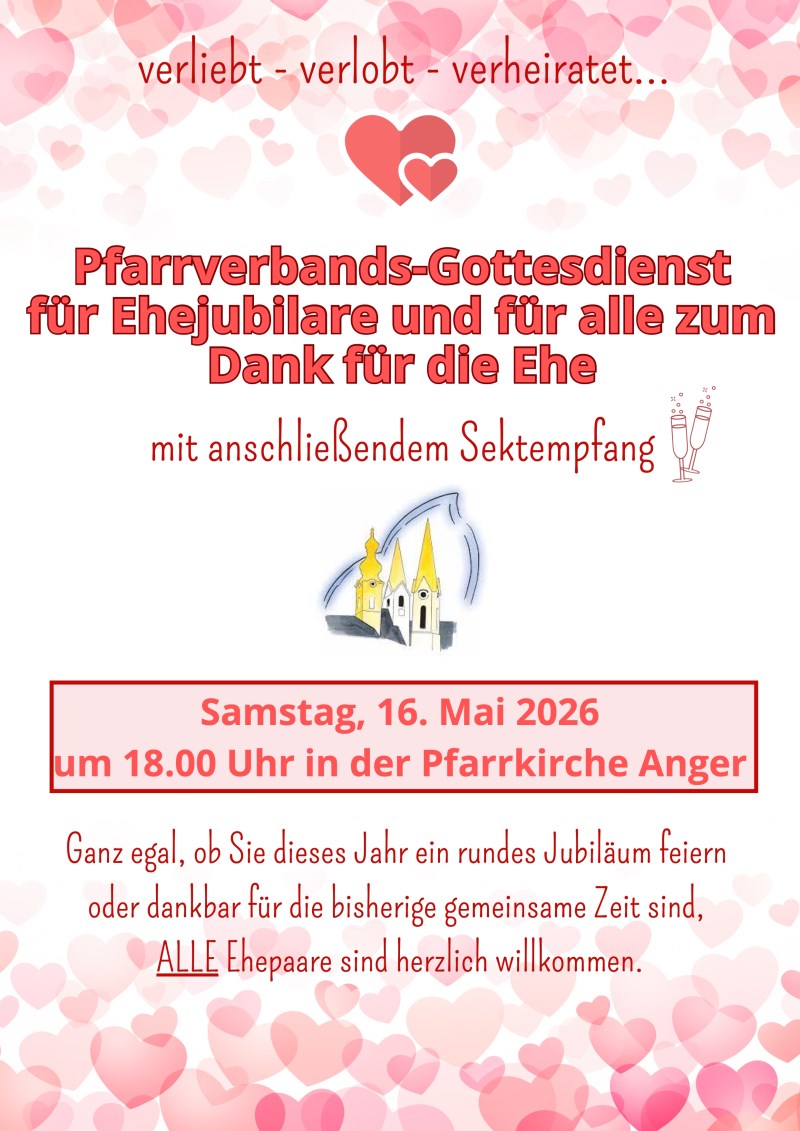 2026 Gottesdienst für Ehejubilare