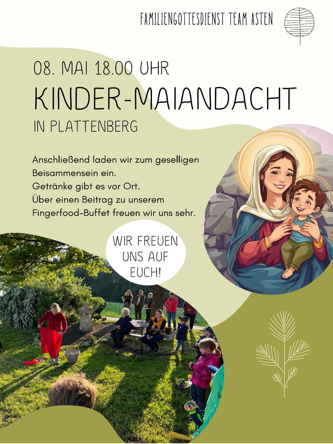 Kindermaiandacht, Asten, FaGo